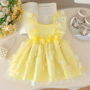 Baby Dress Yellow